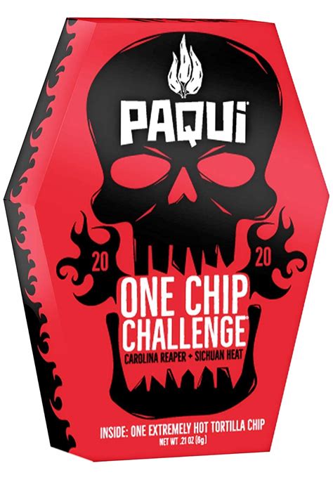 One chip challenge 7 eleven price - Paqui One Chip Challenge New 2023 Carolina Reaper Naga Viper Pepper - Pack of 2 - Includes Bonus FOT ... R 2 490. Paqui One Chip Challenge Red & White Sweatband Headband ( Pack of 5 ) R 820. Paqui One Chip Challenge New 2023 Carolina Reaper Naga Viper Pepper with Candyya Chip Clip (2 Pack) R 2 165. 